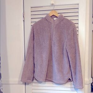 H&M Basics Quarter Zip Pullover Fleece